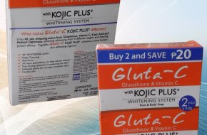 Gluta-C with Kojic Plus+Vitamin C Face and Body Soap.