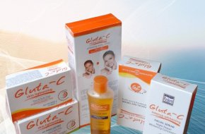 Gluta -C Complete Set 5in1 Soap, Body Lotion, Tonner, Face Cream Night and Day