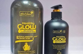 HEALTHY GLOW PRO-LIGHTENING SCRUB SHOWER CREAM WITH ALPHA ARBUTIN & KOJIC ACID (2 in 1)