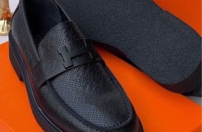 High Quality Hermes Classic Black Shoe