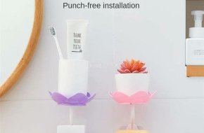 Lotus Shape Portable Soap Box Holder