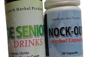De Senior Men Drink+Nock Out Herbal Capsule for Penis Enlargement