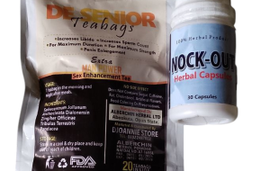 De Senior Extra Manpower Sex Enhancement Tea+Nock Out Herbal Capsule