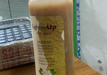 LightenUp Anti-Aging Jasmine Exfoliating Shea Butter Body Scrub