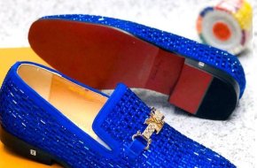 Louis Voitton Blue Classic Shoe